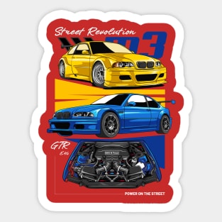 GTR E46 Street Revolution Sticker